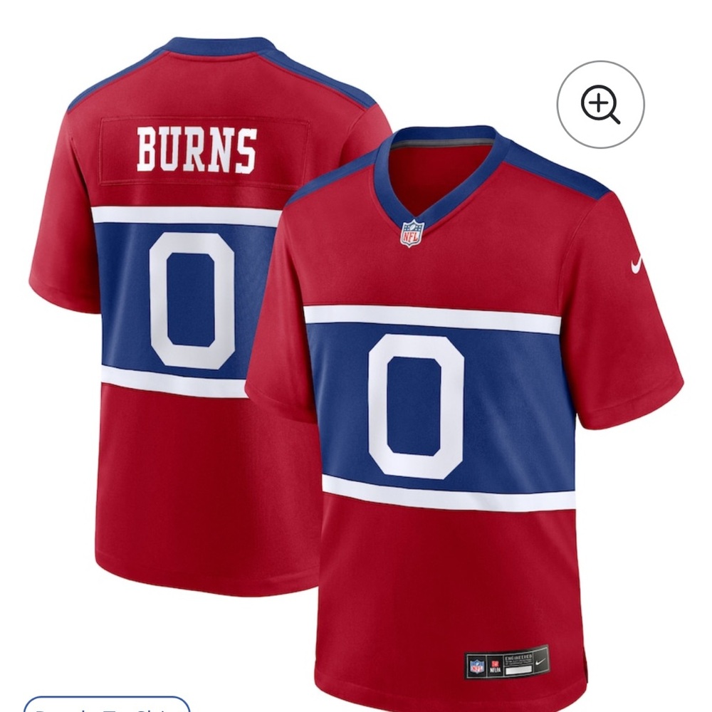 Brian Burns NY Giants Nike Youth Alternate Jersey! New with tags! youth medium
